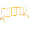 Crowd Control Barrier Powder Coated Yellow 102 L x 40 H x 1-5/8
																			