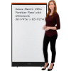 Interion® Deluxe Electric Office Partition Panel with Whiteboard, 36-1/4"W x 65-1/2"H