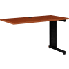 Interion® 48"W Right Handed Return Table, Cherry