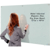 Global Industrial Magnetic Glass Whiteboard, 72" x 48"