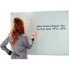 Global Industrial Magnetic Glass Dry Erase Board, 48 W x 36 H
																			