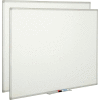Global Industrial™ Melamine Dry Erase Whiteboard - 48 x 36 - Double Sided - Pack of 2