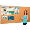 Global Industrial Cork Bulletin Board With Aluminum Frame, 96" x 48"