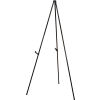 Global Industrial&#8482; Portable Easel Stand Heavy Duty Instant Collapsible Tripod, Black, Aluminum
																			