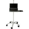 Height-adjustable Mobile Laptop Security Cart
																			