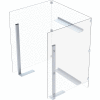 Global Industrial™ Clear Plastic Protective Shield For Mobile Computer PC Cart 695436