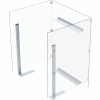 Global Industrial Clear Plastic Protective Shield For Mobile Computer PC Cart 695436