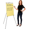 Global Industrial™ Aluminum Portable Easel Stand With Instant Collapsible Tripod, Black
