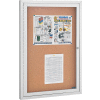Global Industrial™ Enclosed Cork Bulletin Board - 24"W x 36"H - 1 Door