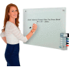 Global Industrial Frosted Glass Dry Erase Board, 36" x 24"