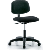 Interion® ESD Chair With Mid Back, Fabric, Black