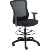 Interion® Mesh Back Task Stool, Black