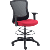 Interion® Mesh Back Task Stool, Red
