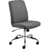 Interion® Armless Task Chair - Fabric - Gray