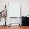 Global Industrial™ Mobile Glass Board - 36"W x 48"H