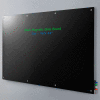 Global Industrial™ Magnetic Glass Dry Erase Board - 96 x 48" - Black