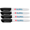 Global Industrial™ Dry Erase Marker, Fine Tip - Black - Pack of 12
																			