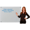 Global Industrial™ Magnetic Glass Dry Erase Board - 48 x 36 - Gray