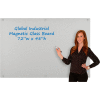 Global Industrial™ Magnetic Glass Dry Erase Board - 72 x 48 - Gray