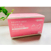 Disposable Medical Face Masks, 3-Ply With Earloops, Individually Wrapped, Pink, 50/Box