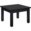 Interion® Wood End Table - 24" x 24" - Black