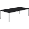Interion® Wood Coffee Table with Steel Frame - 48" x 24" - Black
