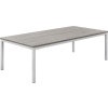 Interion® Wood Coffee Table with Steel Frame - 48" x 24" - Gray