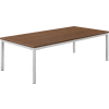 Interion® Wood Coffee Table with Steel Frame - 48" x 24" - Walnut