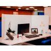 71 Visuals Social Distancing Desk Shield, Corrugated Plastic - 6/Pack