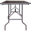 Interion&#174; Folding Wood Table - 96"W x 30"D - Walnut
																			