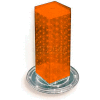 Global Approved 700220-ORG 12" Pegboard Revolving Countertop Display, 4-Sided, Orange ,1 Piece