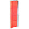 Global Approved 700350-RED Pegboard Powering, 13.75" x 44", Red Opaque ,1 Piece
