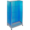 Azar Displays 700432-BLU, H-Shaped Pegboard Display, 32"W x 60"H, BL, 1 Pc