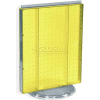 Global Approved 700500-YEL Pegboard Countertop Display, 16" x 20", Yellow Opaque ,1 Piece
