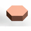 3M™ Bumpon Protective Product SJ5201 - Hexagon - 0.433" W x 0.125" L - Lt. Brown - Pkg of 3000