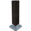 Global Approved 703387-BLK 4-Sided Interlocking Pegboard Display, 8" x 40", Black Solid ,1 Piece