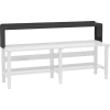 Global Industrial Workbench Riser 96"W x 10-1/2"D x 12"H - Black