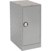 Tennsco MS-1524 Narrow Locking Cabinet Pedestal 15"W x 24"D x 32"H Gray