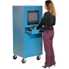 MOBILE SECURITY LOCKING CABINET - Comfortable Working Height