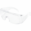 Global Industrial OTG Visitor Safety Glasses, Clear Frame - Pkg Qty 12