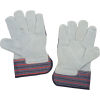 Leather Palm Safety Gloves with 2-1/2in Safety Cuff, X-Large, 1 Pair
																			