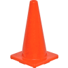 Global Industrial™ 18" Traffic Cone, Non-Reflective, Solid Orange Base, 2-1/2 lbs