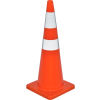 36in Traffic Cone, Reflective, Solid Orange Base, 10 lbs
																			