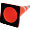 36in Traffic Cone, Reflective, Solid Orange Base, 10 lbs
																			