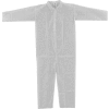 Global Industrial™ Disposable Polypropylene Coverall, Open Wrists/Ankles, White, Large, 25/Case