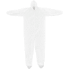 Global Industrial Disposable Microporous Coverall Elastic Hood & Boots WHT 2XL 25/Case