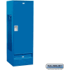Steel Gear Locker With Solid Door, 24"Wx24"Dx72"H, Blue, Assembled