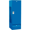 Salsbury Gear Metal Locker 71024 - Solid Door 24"W x 24"D x 72"H Blue Unassembled