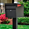 Mail Boss Locking Security Curbside Mailbox Black