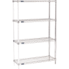 Nexel® Chrome Wire Shelving Add-On - 36"W x 12"D x 54"H